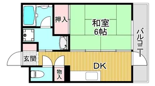 大阪府大阪市城東区関目4【マンション】の間取り