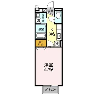 アップヒルリナ【2階】の間取り