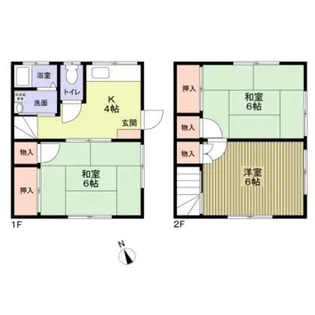 東京都東村山市秋津町2【一戸建】の間取り