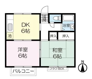 セジュール小田原【2階】の間取り