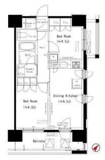 パークアクシス西船橋本郷町【5階】の間取り