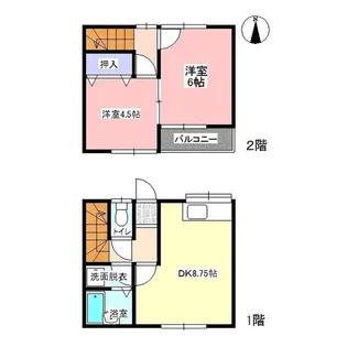 千葉県野田市尾崎【一戸建】の間取り
