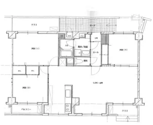新潟県長岡市宮関2【マンション】の間取り
