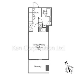 アークヒルズ仙石山レジデンス【6階】の間取り