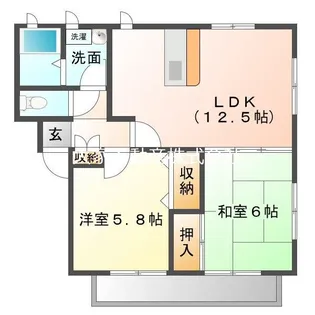 コートダジュール諫早【2階】の間取り