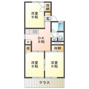 レジデンス本郷【1階】の間取り