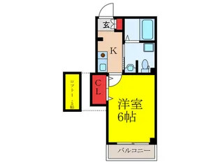 ヴェルエ豊里【3階】の間取り