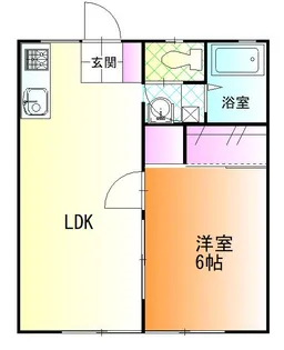 パナタウンチェリー B【2階】の間取り
