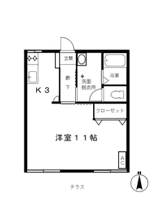 ドエル向陽町【1階】の間取り