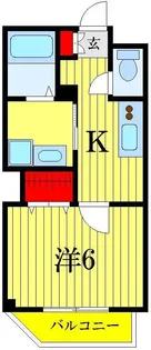 ブランヴェール金町駅前【2階】の間取り