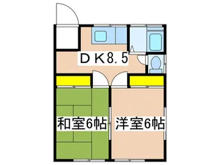 サエムハイツ【1階】の間取り