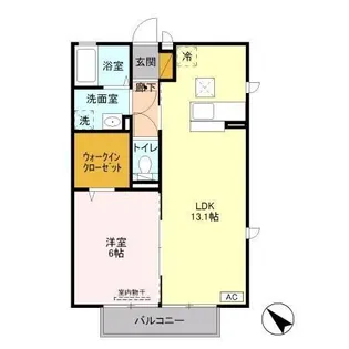 アースウィン A【1階】の間取り