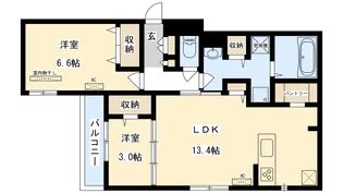 Clashist新森【2階】の間取り