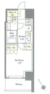 プライムメゾン板橋【6階】の間取り