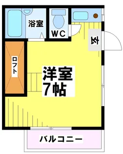 東京都調布市布田2【アパート】の間取り