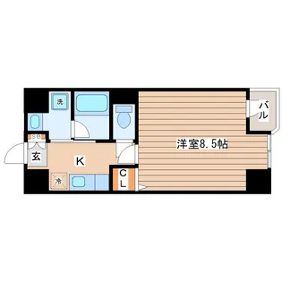 コーポタイワIII【2階】の間取り