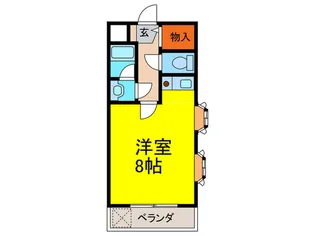 カ-サ浅尾I【3階】の間取り