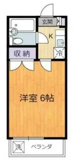 サンライズ深大寺【2階】の間取り