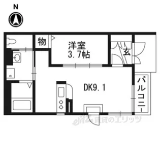 Augusta【1階】の間取り