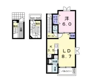 ヴィクトリー【3階】の間取り