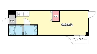 大阪府豊中市桜の町2【マンション】の間取り