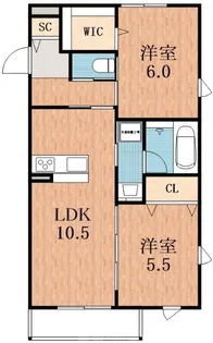 メゾン ティエラ【1階】の間取り
