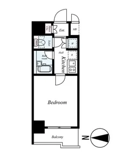東京都品川区東五反田2【マンション】の間取り