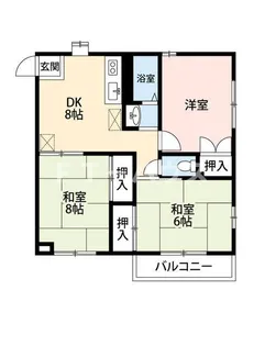 東習ハイツ【2階】の間取り