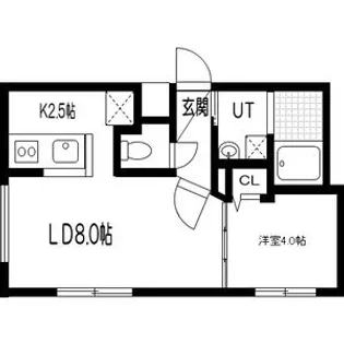 北海道札幌市東区北三十四条東17【マンション】の間取り