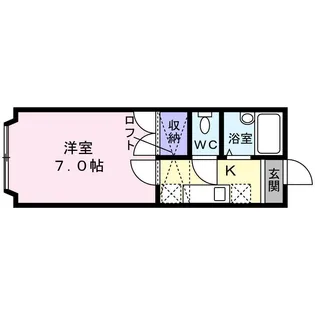 レジェール・ロゼ八乙女【2階】の間取り