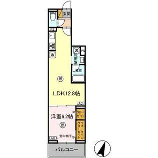 オークツリー【1階】の間取り