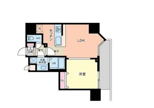 プライマル品川大森海岸【5階】の間取り