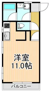 駅前光ハイツ【2階】の間取り