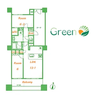 リストレジデンス辻堂タワー【16階】の間取り