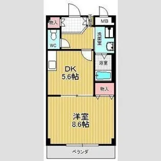 プレスト・リヴィエール【3階】の間取り