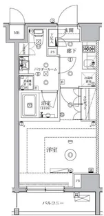 セジョリ板橋桜通り【4階】の間取り