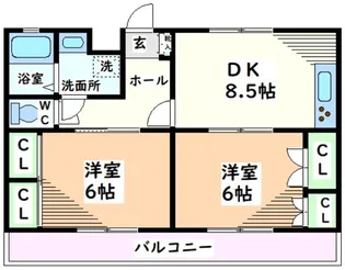 東京都立川市幸町5【マンション】の間取り