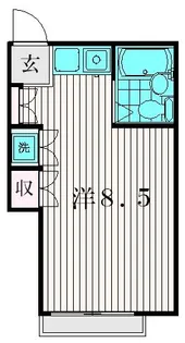ABBEY ROAD(アビーロード)【1階】の間取り