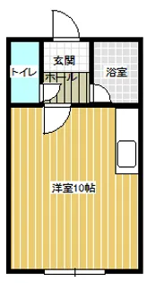 クリーンコーポ藍【1階】の間取り