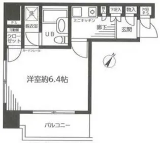 日神パレステージ南池袋第二【3階】の間取り