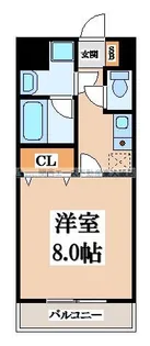 メルディアキューブやえのさと【5階】の間取り