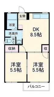 マロンハイム【2階】の間取り