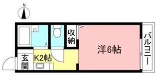 クレスト久我山【1階】の間取り