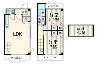 エクセレンテ【3階】の間取り