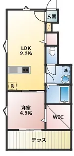 ヒッポ東門【1階】の間取り