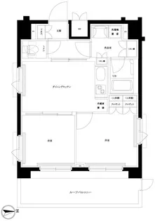 ルーブル大島弐番館【7階】の間取り