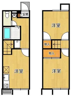レオパレス広田の間取り