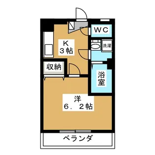 サンレジデンス武蔵野【1階】の間取り