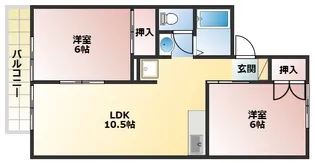 ドルチェハイツ【2階】の間取り
