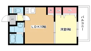 大阪府豊中市中桜塚2【マンション】の間取り